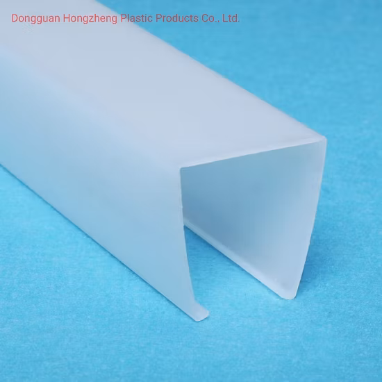 Opal Plastic PC Extrusion LED Tube Light Casing Profile /Cover